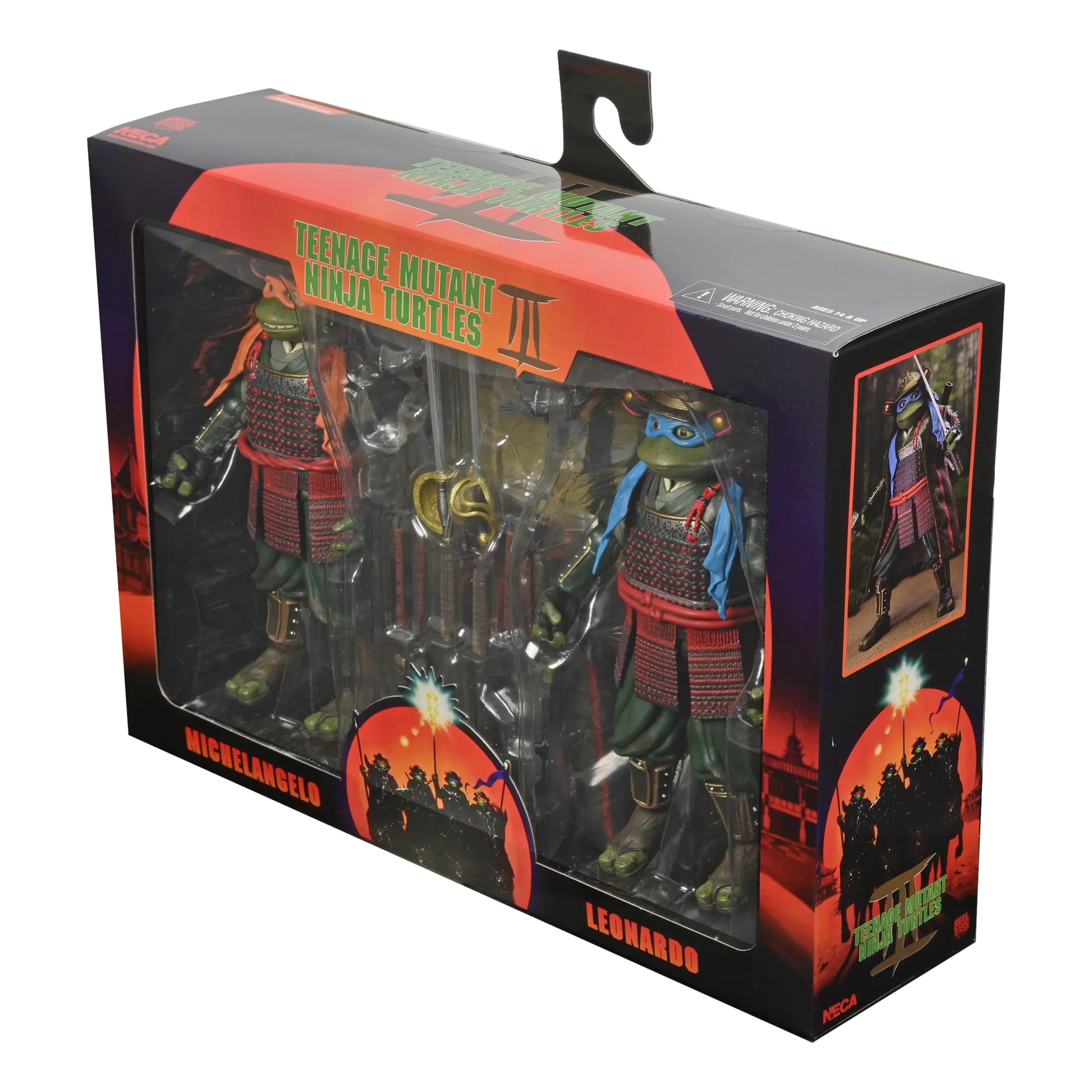 Teenage Mutant Ninja Turtles III: 1993 Movie: Leonardo & Michelangelo: 7" Action Figure 2 Pack (Copy Neca