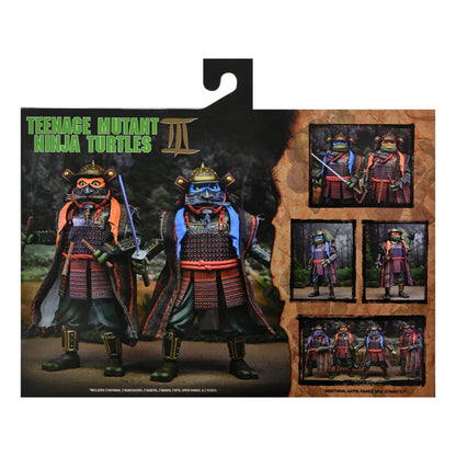 Teenage Mutant Ninja Turtles III: 1993 Movie: Leonardo & Michelangelo: 7" Action Figure 2 Pack - Neca Action Figure