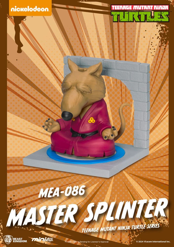 Teenage Mutant Ninja Turtles Mini Egg Attack Blind Box Figures Series Assortment Box Qty 6 - Beast Kingdom Toys Mini-figures, Blind Boxes