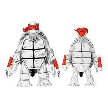 Teenage Mutant Ninja Turtles: (Mirage Comics): First Turtles: (Black & White): Two-Pack: 7" Action Figure Neca