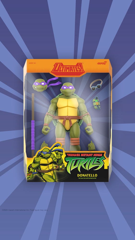 Teenage Mutant Ninja Turtles Ultimates Action Figure Wave 12 Donatello 18 cm - Super7 Action Figures