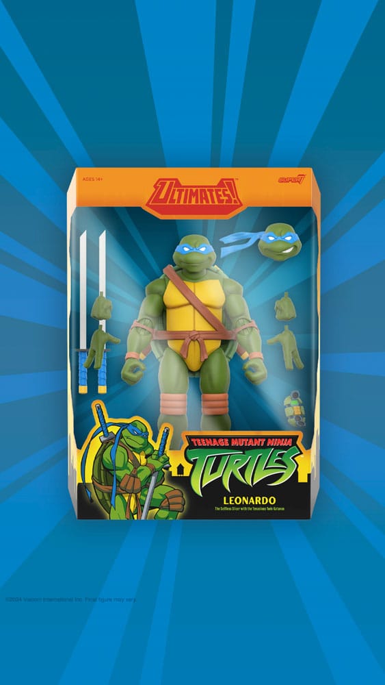 Teenage Mutant Ninja Turtles Ultimates Action Figure Wave 12 Leonardo 18 cm - Super7 Action Figures