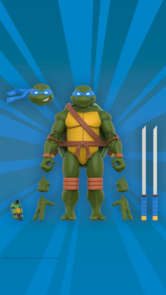 Teenage Mutant Ninja Turtles Ultimates Action Figure Wave 12 Leonardo 18 cm - Super7 Action Figures