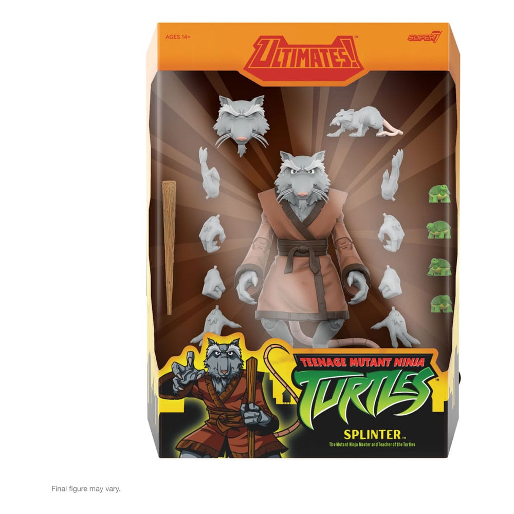 Teenage Mutant Ninja Turtles Ultimates Action Figure Wave 13 Splinter 18 cm - Super7 Action Figures