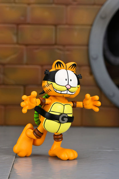 Teenage Mutant Ninja Turtles x Garfield: Garfello & Odie (Archie Comics): Ultimate 7 Inch: Action Figure Pack - Neca Action Figure