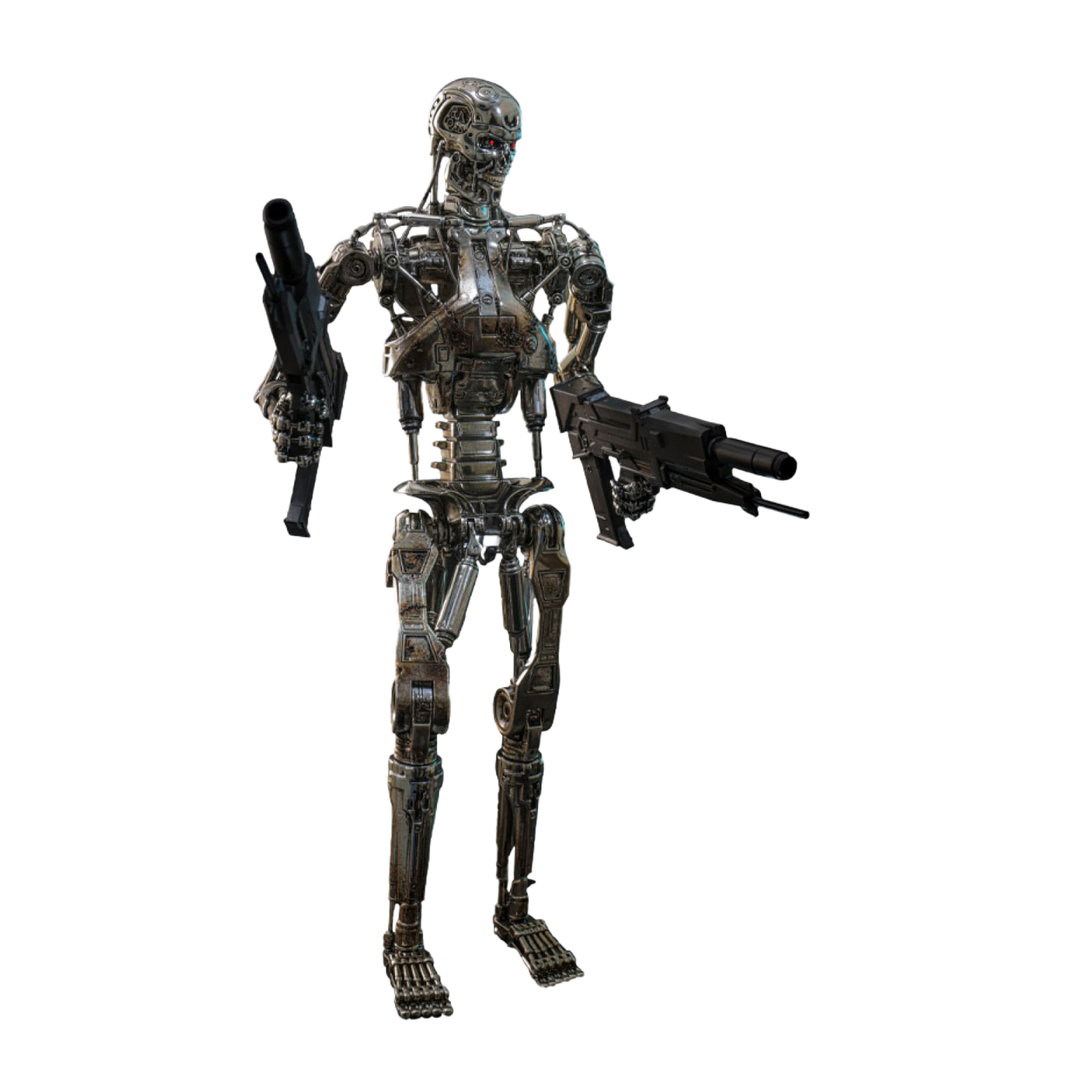 Terminator 2: Judgement: Endoskeleton (Battle Damaged Ver.): 1/6th - Hot Toys Action Figures