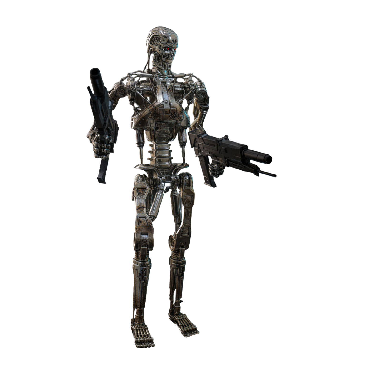 Terminator 2: Judgement: Endoskeleton (Battle Damaged Ver.): 1/6th - Hot Toys Action Figures