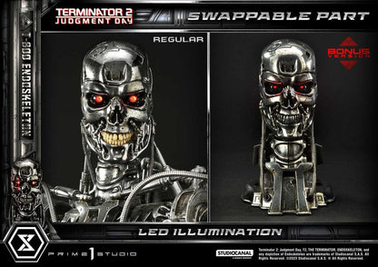 Terminator 2 Museum Masterline Series Statue 1/3 Judgment Day T800 Endoskeleton Deluxe Bonus Version 74 cm - Prime 1 Studio Statues