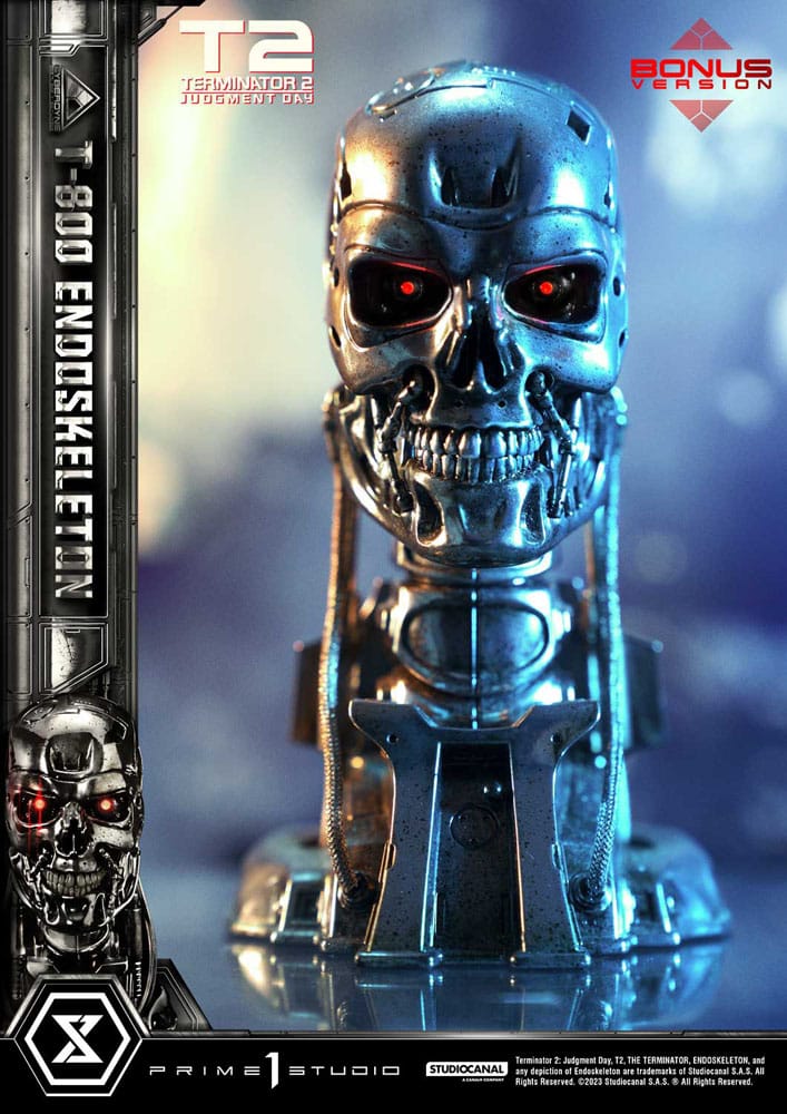 Terminator 2 Museum Masterline Series Statue 1/3 Judgment Day T800 Endoskeleton Deluxe Bonus Version 74 cm - Prime 1 Studio Statues