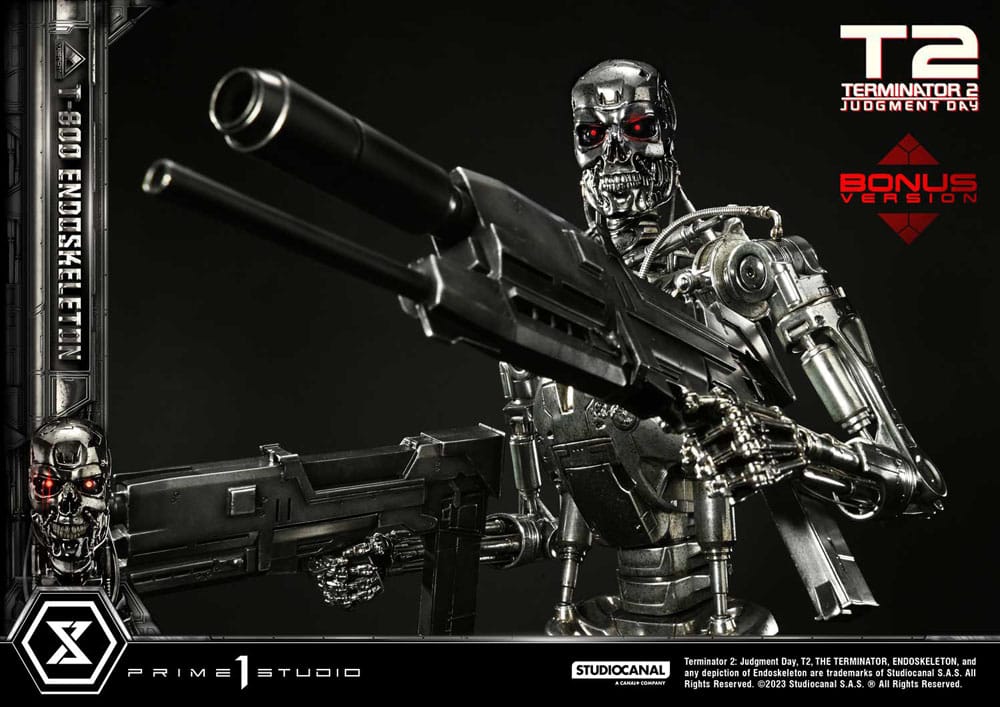 Terminator 2 Museum Masterline Series Statue 1/3 Judgment Day T800 Endoskeleton Deluxe Bonus Version 74 cm - Prime 1 Studio Statues