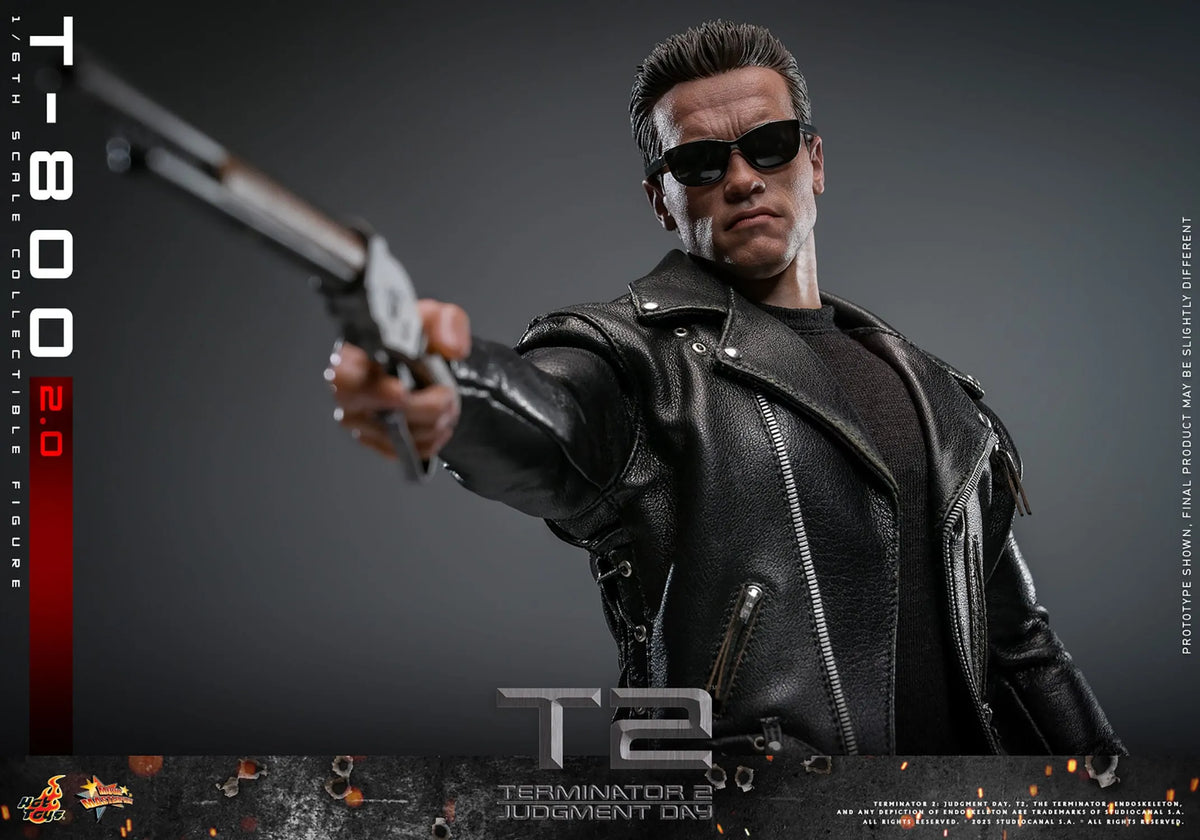 Terminator 2 Merchandise Hot Toys Terminator 2: T-800 Version 2.0: MMS795: 1/6th — Official ...