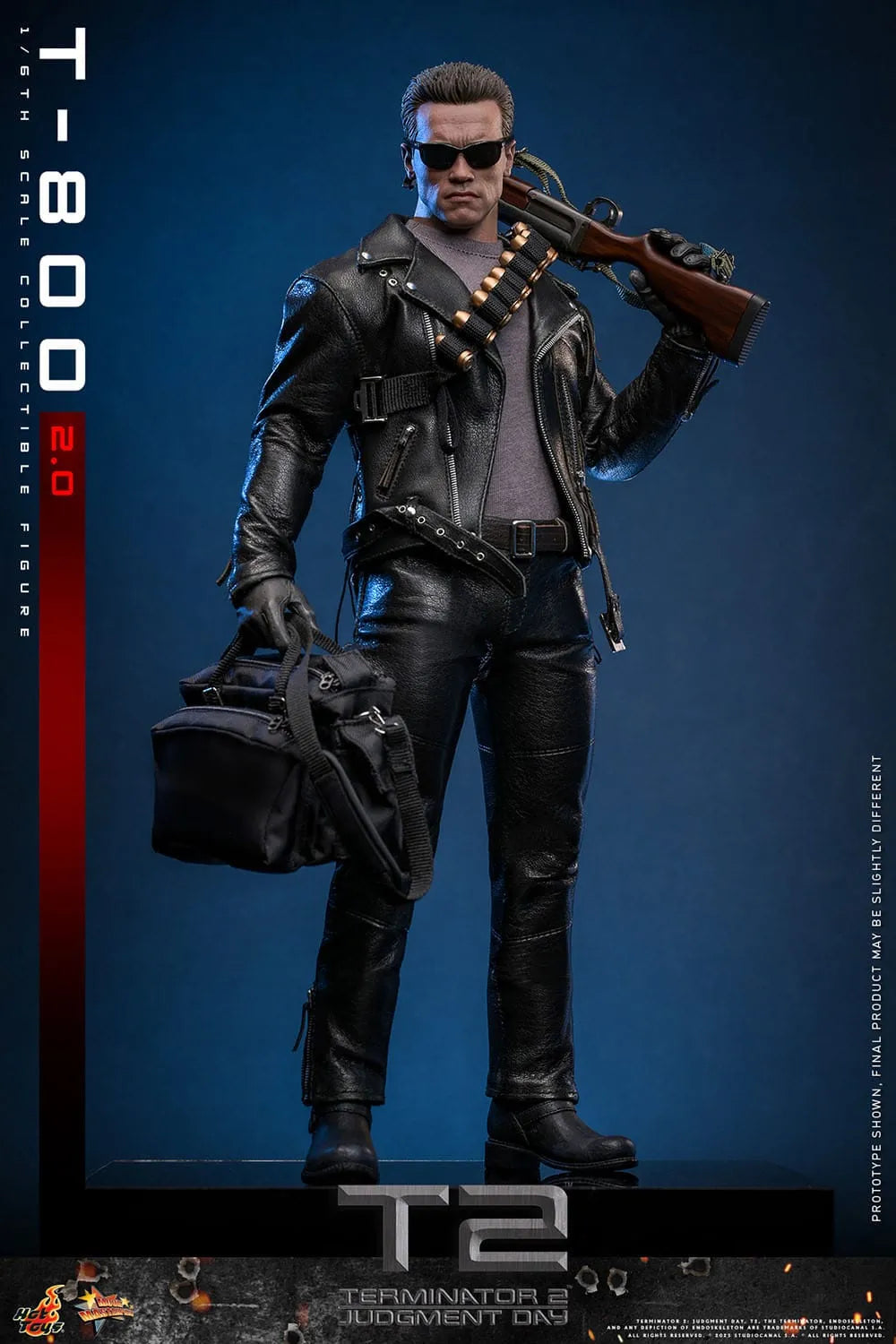 Terminator 2 Merchandise Hot Toys Terminator 2: T-800 Version 2.0: MMS795: 1/6th — Official ...