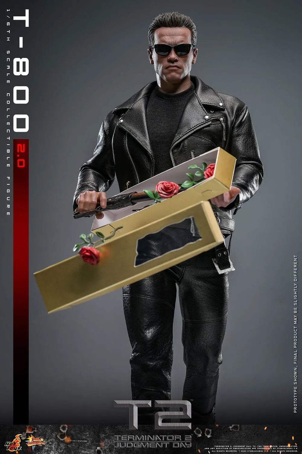 Terminator 2: T-800 Version 2.0: MMS795: 1/6th - Hot Toys Action Figures