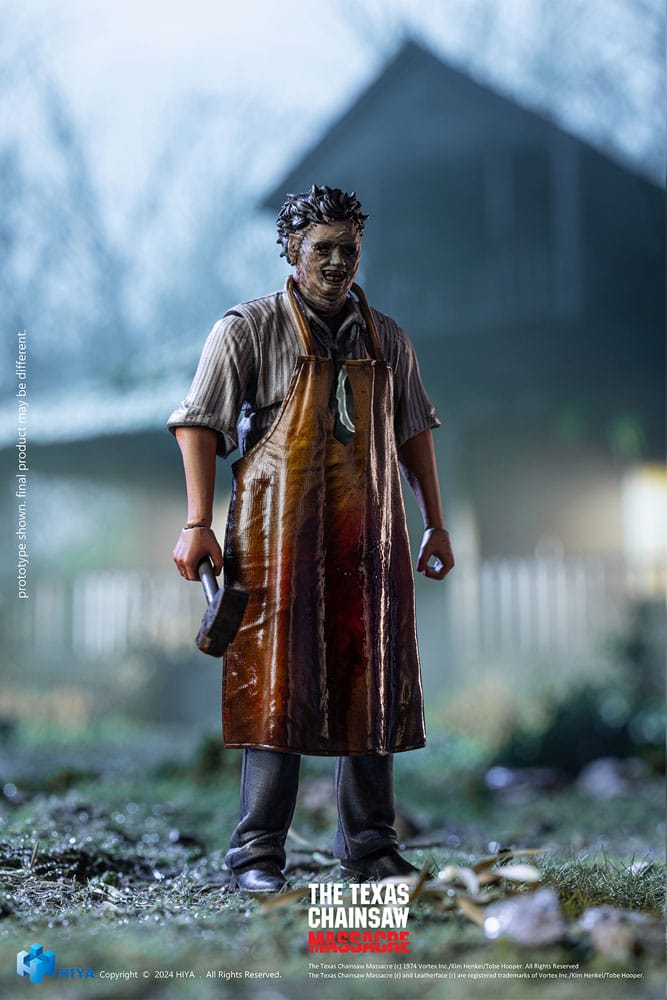 Texas Chainsaw Massacre (1974): Leatherface: Killing Mask: Exquisite Mini: 1/18 Action Figure - Hiya Toys Action Figures
