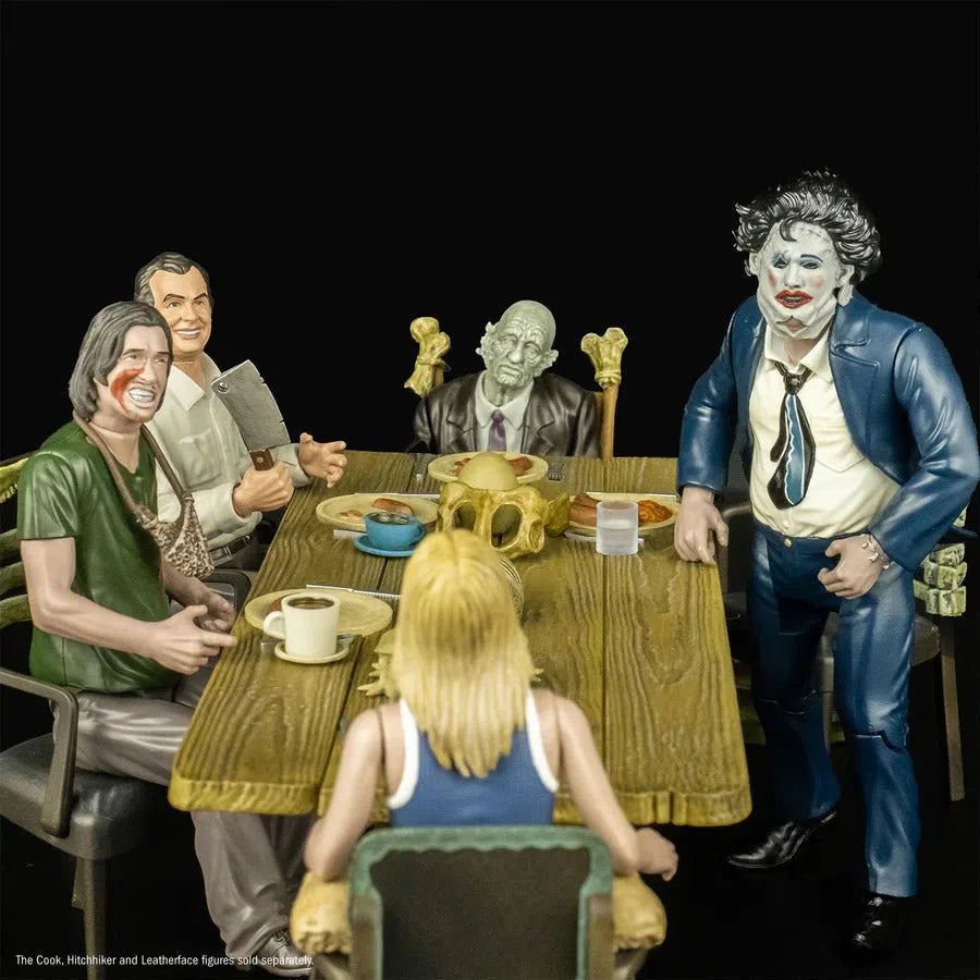 Texas Chainsaw Massacre: Dinner Scene Play Set: 5" Scale Action Figures Trick Or Treat