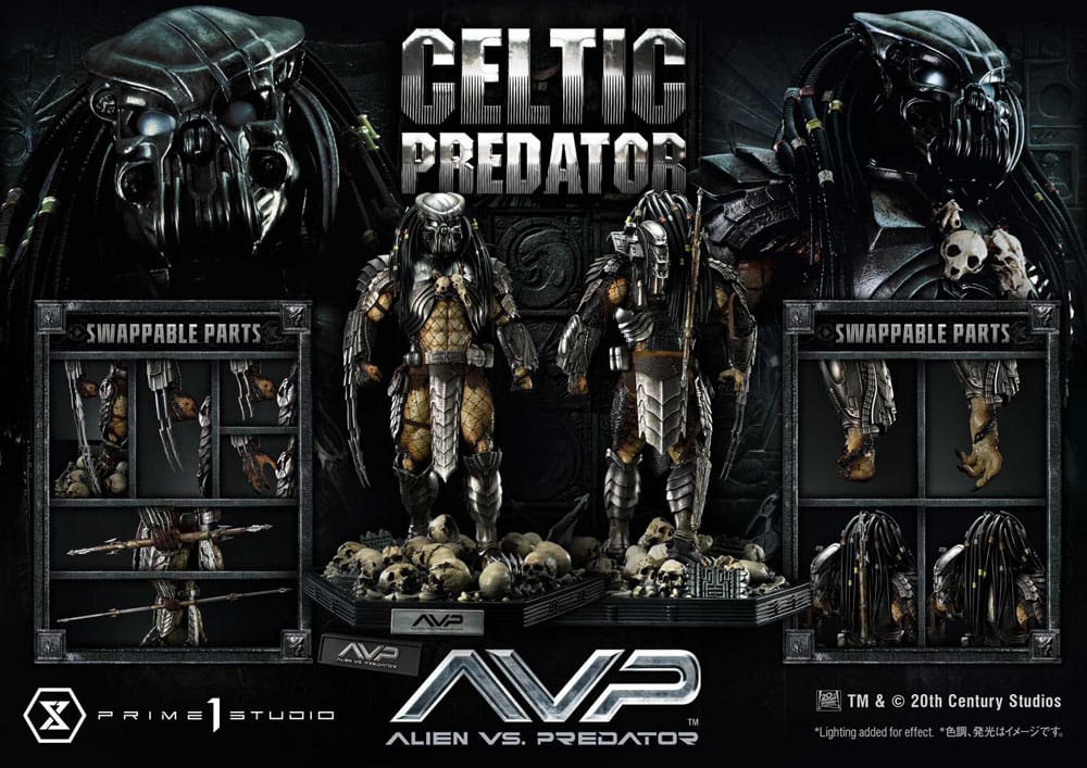 The Alien vs. Predator Museum Masterline Series Statue 1/3 Celtic Predator 95 cm - Prime 1 Studio Statues