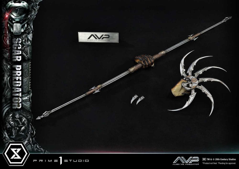 The Alien vs. Predator Museum Masterline Series Statue 1/3 Scar Predator 93 cm - Prime 1 Studio Statues