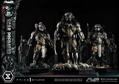 The Alien vs. Predator Museum Masterline Series Statue 1/3 Scar Predator 93 cm - Prime 1 Studio Statues