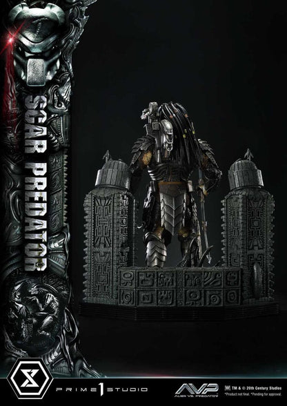 The Alien vs. Predator Museum Masterline Series Statue 1/3 Scar Predator 93 cm - Prime 1 Studio Statues