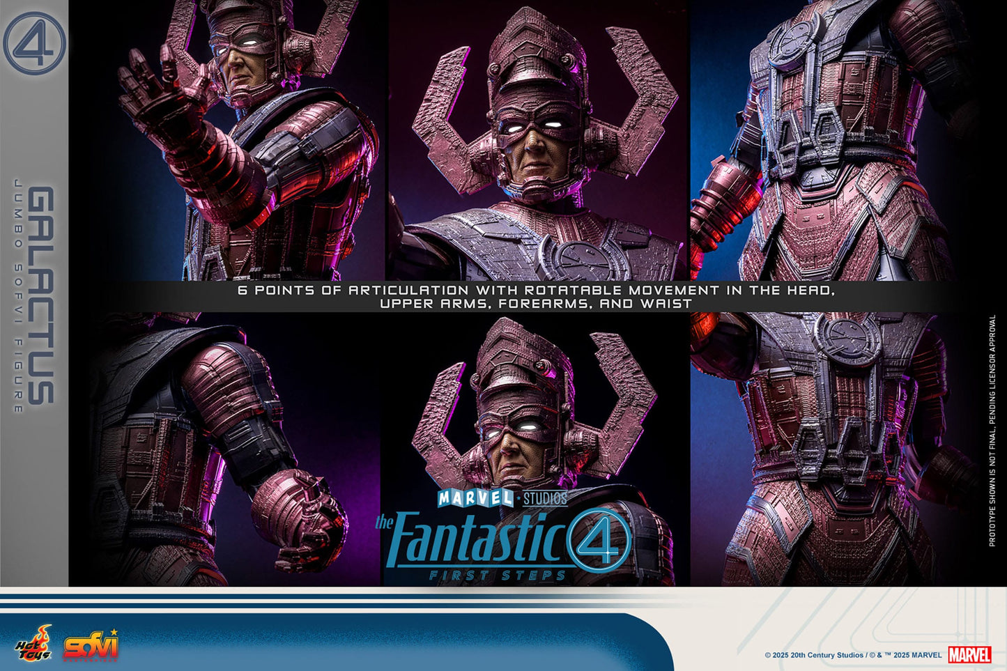 The Fantastic Four: First Steps: Galactus: Jumbo Sofvi: Vinyl Figure: Hot Toys by Hot Toys – Action Figure, [scale], UK stockist Planet Action Figures