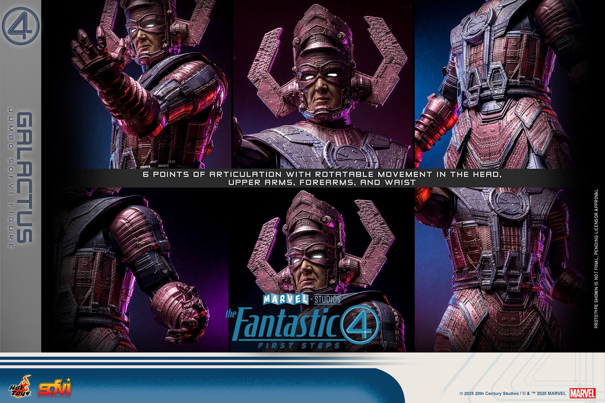 The Fantastic Four: First Steps: Galactus: Jumbo Sofvi: Vinyl Figure: Hot Toys by Hot Toys – Action Figure, [scale], UK stockist Planet Action Figures