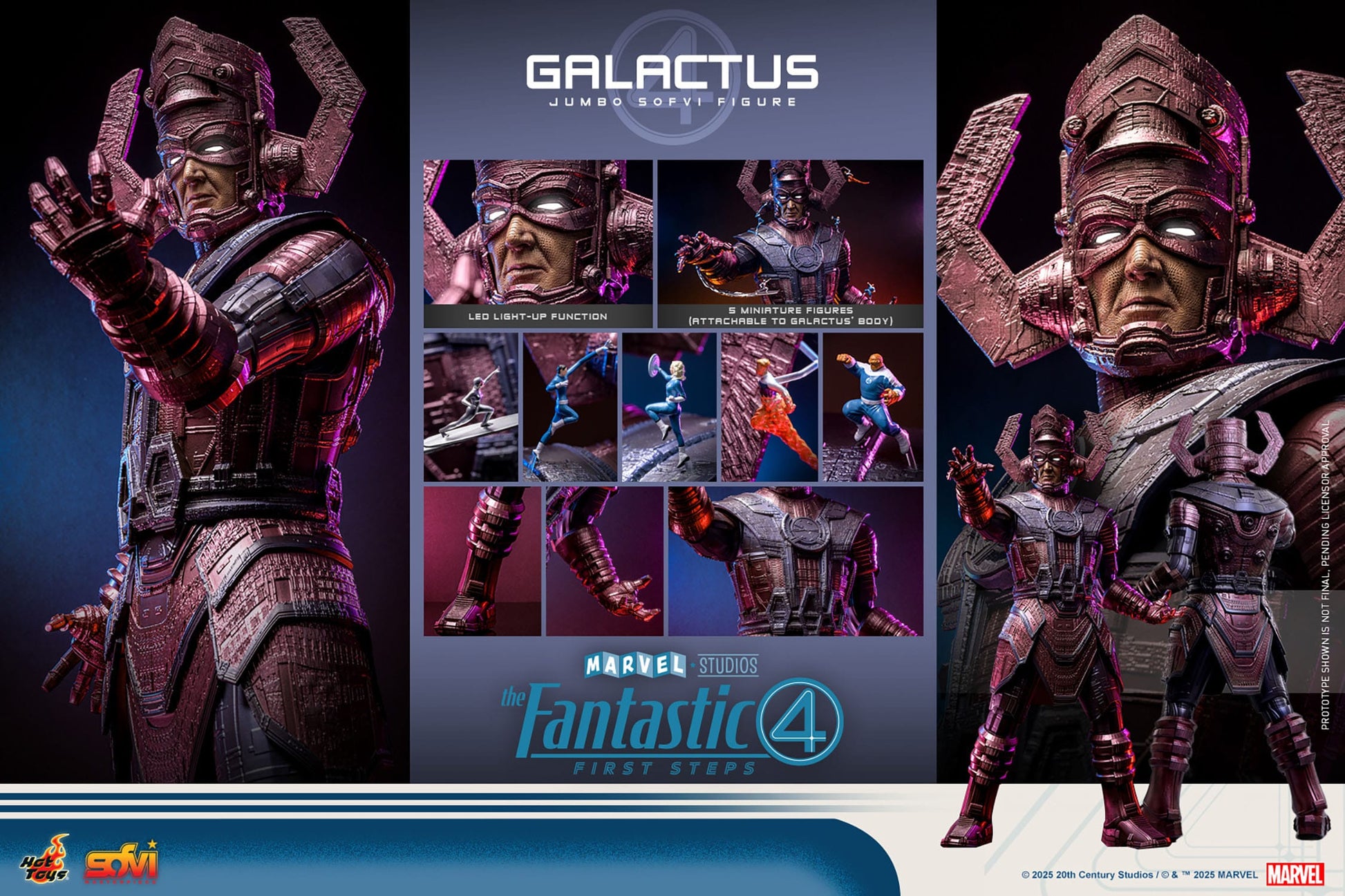 The Fantastic Four: First Steps: Galactus: Jumbo Sofvi: Vinyl Figure: Hot Toys by Hot Toys – Action Figure, [scale], UK stockist Planet Action Figures
