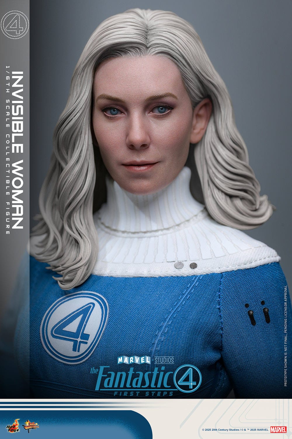 The Fantastic Four: First Steps: Invisible Woman: 1/6th - Hot Toys Action Figures