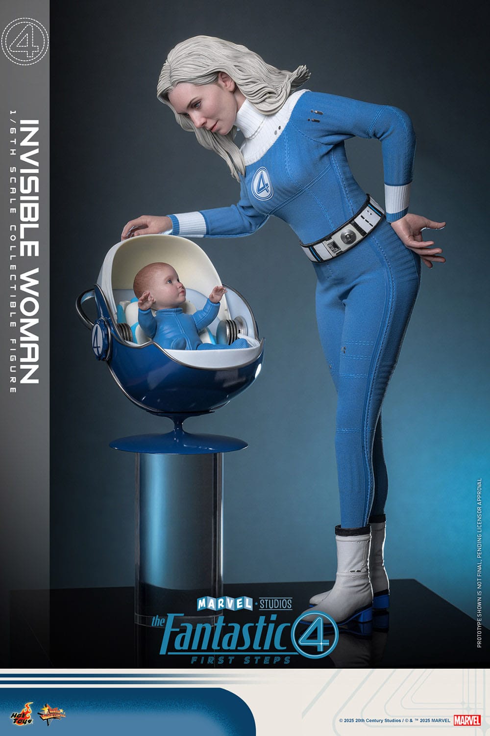 The Fantastic Four: First Steps: Invisible Woman: 1/6th - Hot Toys Action Figures