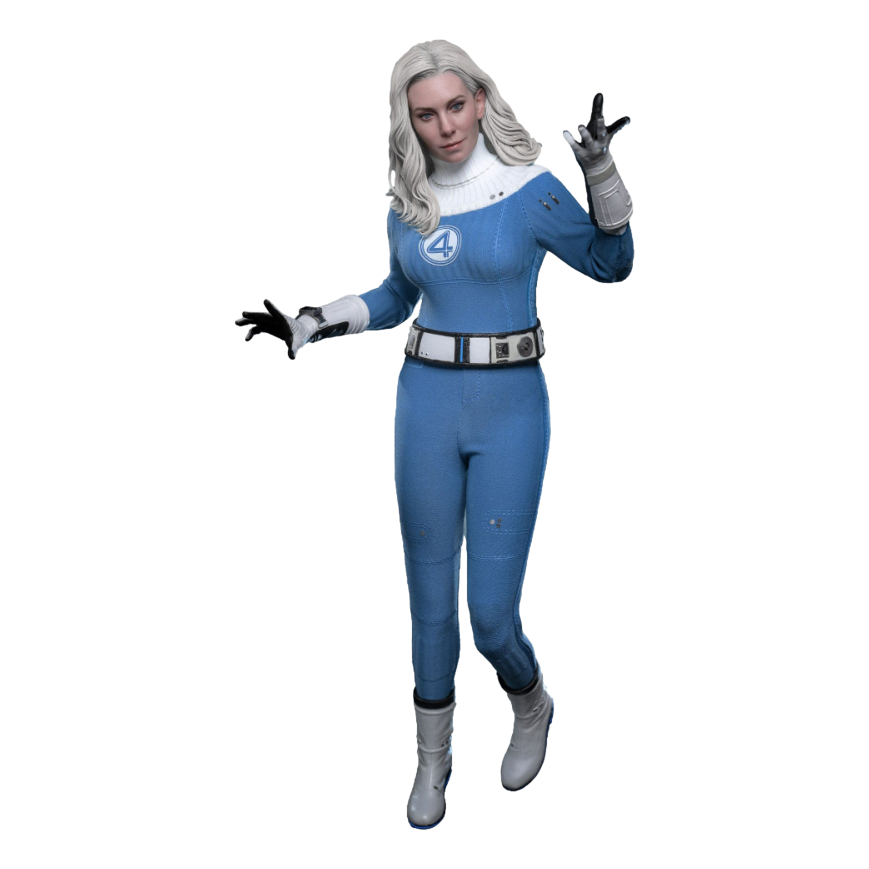 The Fantastic Four: First Steps: Invisible Woman: 1/6th - Hot Toys Action Figures