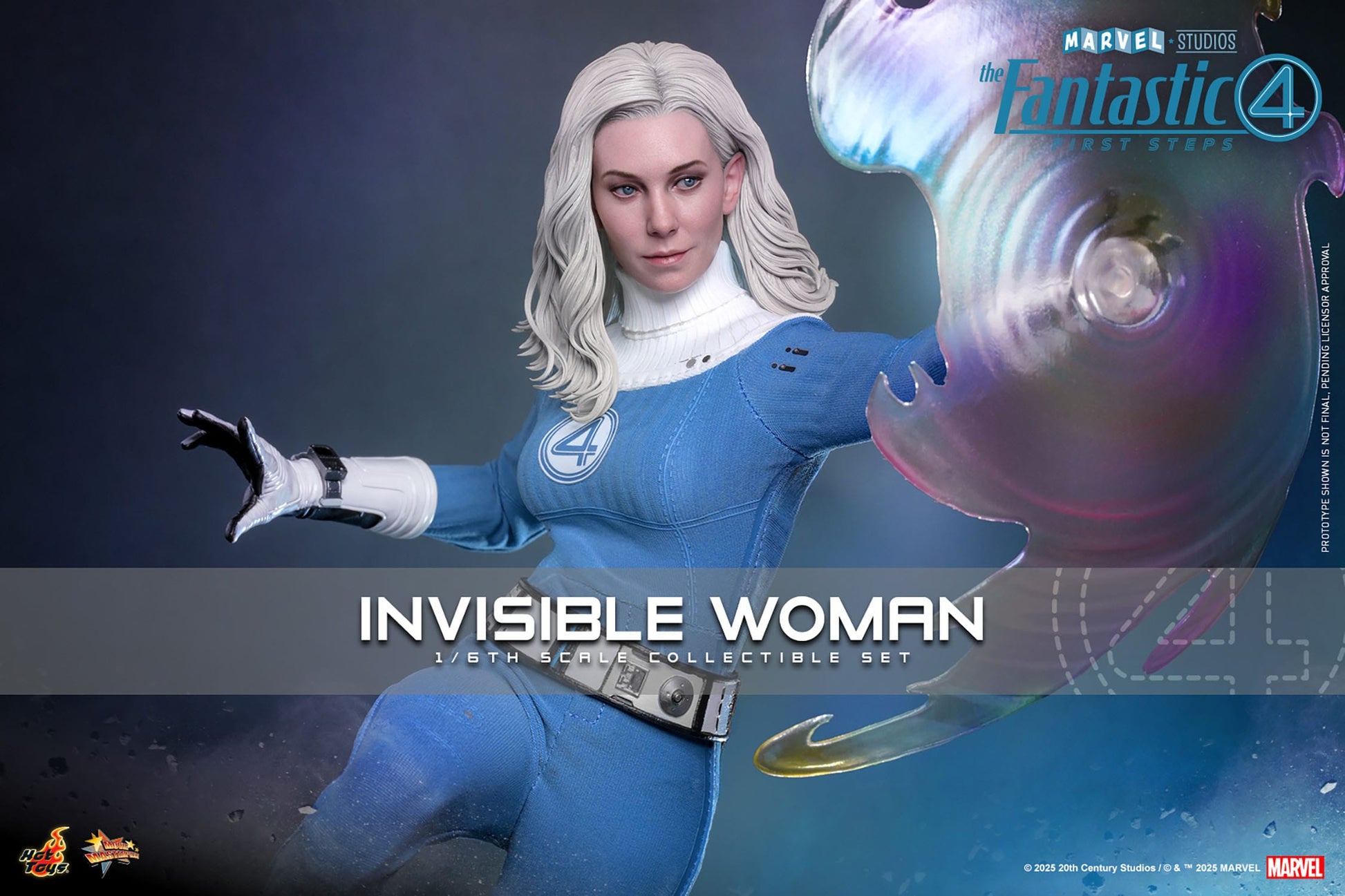 The Fantastic Four: First Steps: Invisible Woman: 1/6th Scale Action Figure - Hot Toys Action Figure