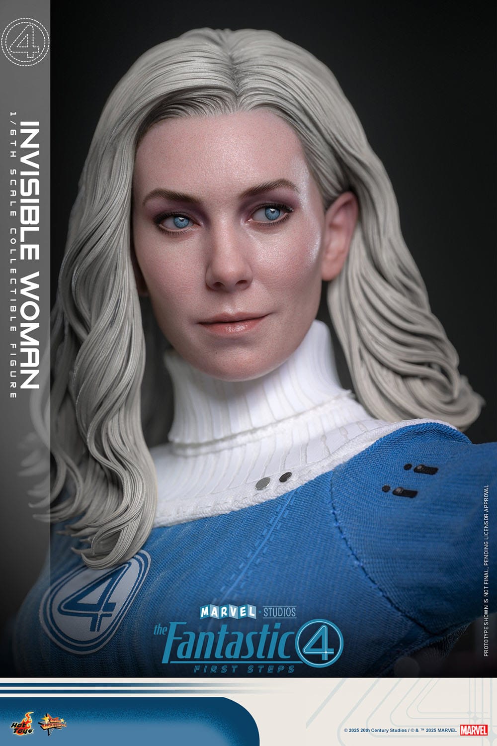 The Fantastic Four: First Steps: Invisible Woman: 1/6th Scale Action Figure - Hot Toys Action Figure