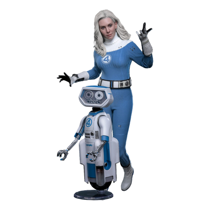 The Fantastic Four: First Steps: Invisible Woman & H.E.R.B.I.E: 1/6th - Hot Toys Action Figures