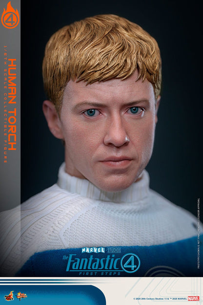 The Fantastic Four: First Steps: Johnny Storm "Human Torch": 1/6th - Hot Toys Action Figures