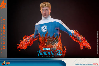 The Fantastic Four: First Steps: Johnny Storm "Human Torch": 1/6th Scale Action Figure - Hot Toys Action Figure