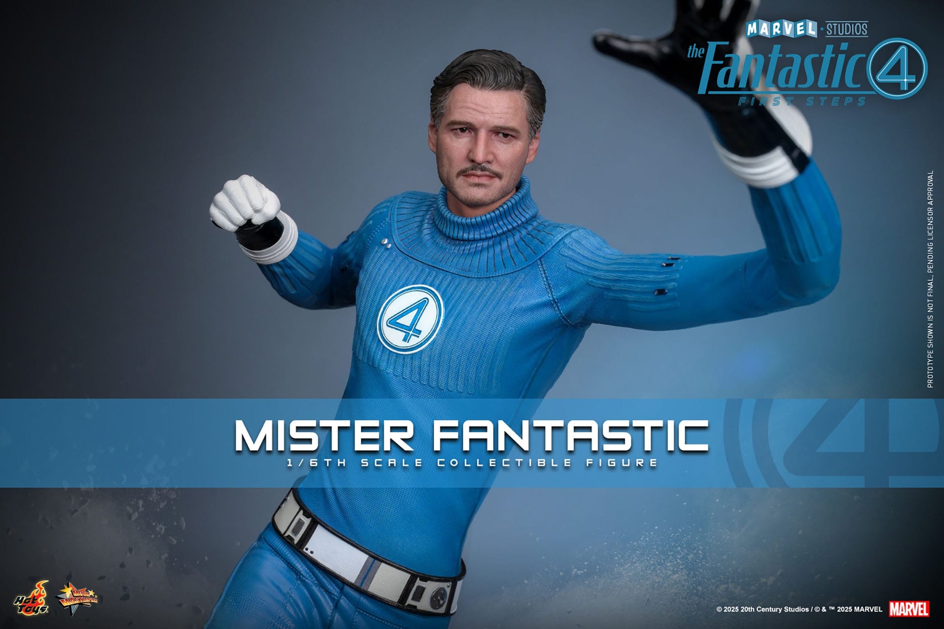 The Fantastic Four: First Steps: Mr Fantastic: 1/6th - Hot Toys Action Figures