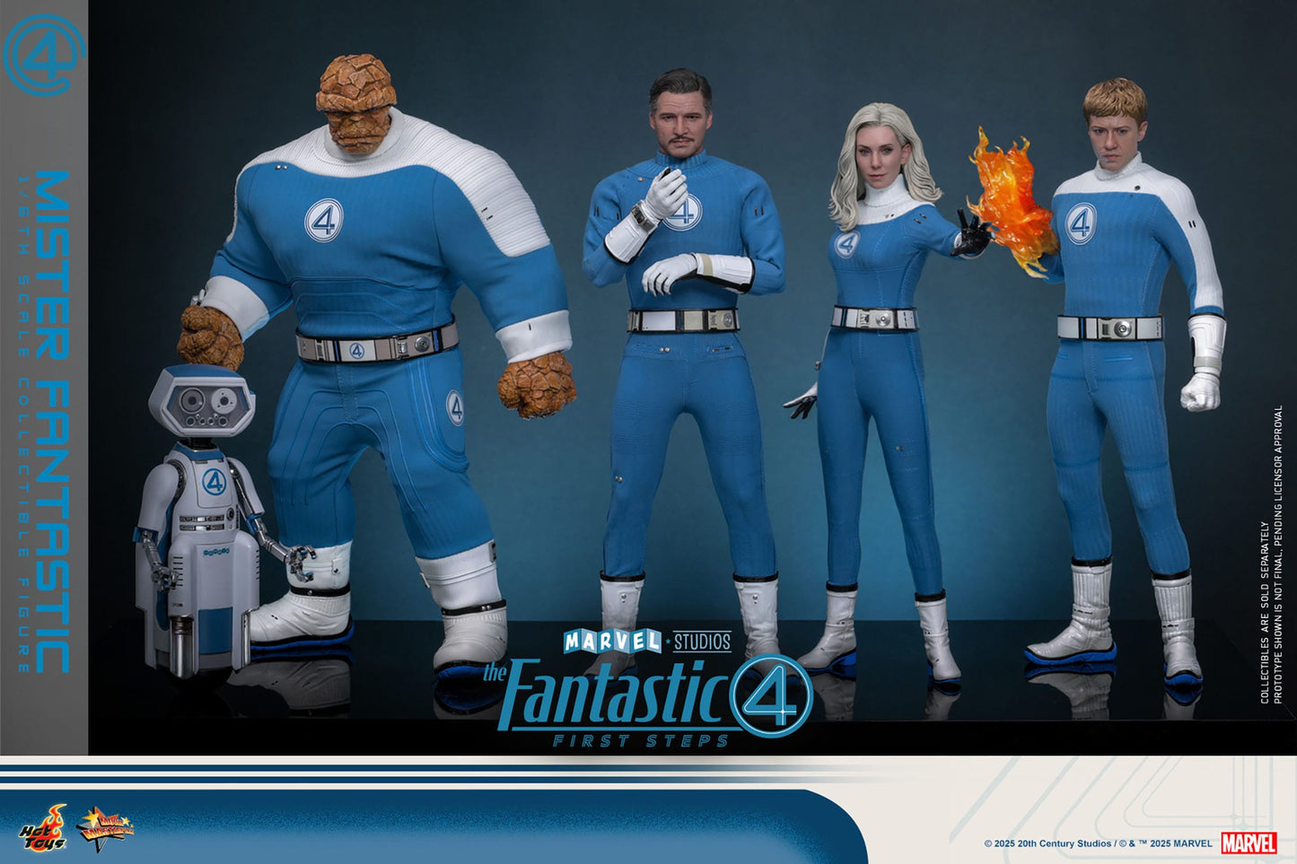 The Fantastic Four: First Steps: Mr Fantastic: 1/6th - Hot Toys Action Figures