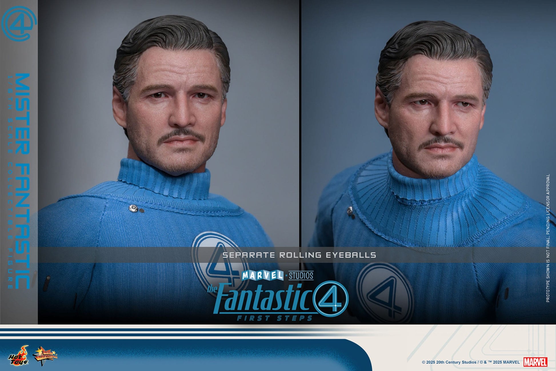 The Fantastic Four: First Steps: Mr Fantastic: 1/6th Scale Action Figure: Hot Toys by Hot Toys – Action Figure, [scale], UK stockist Planet Action Figures