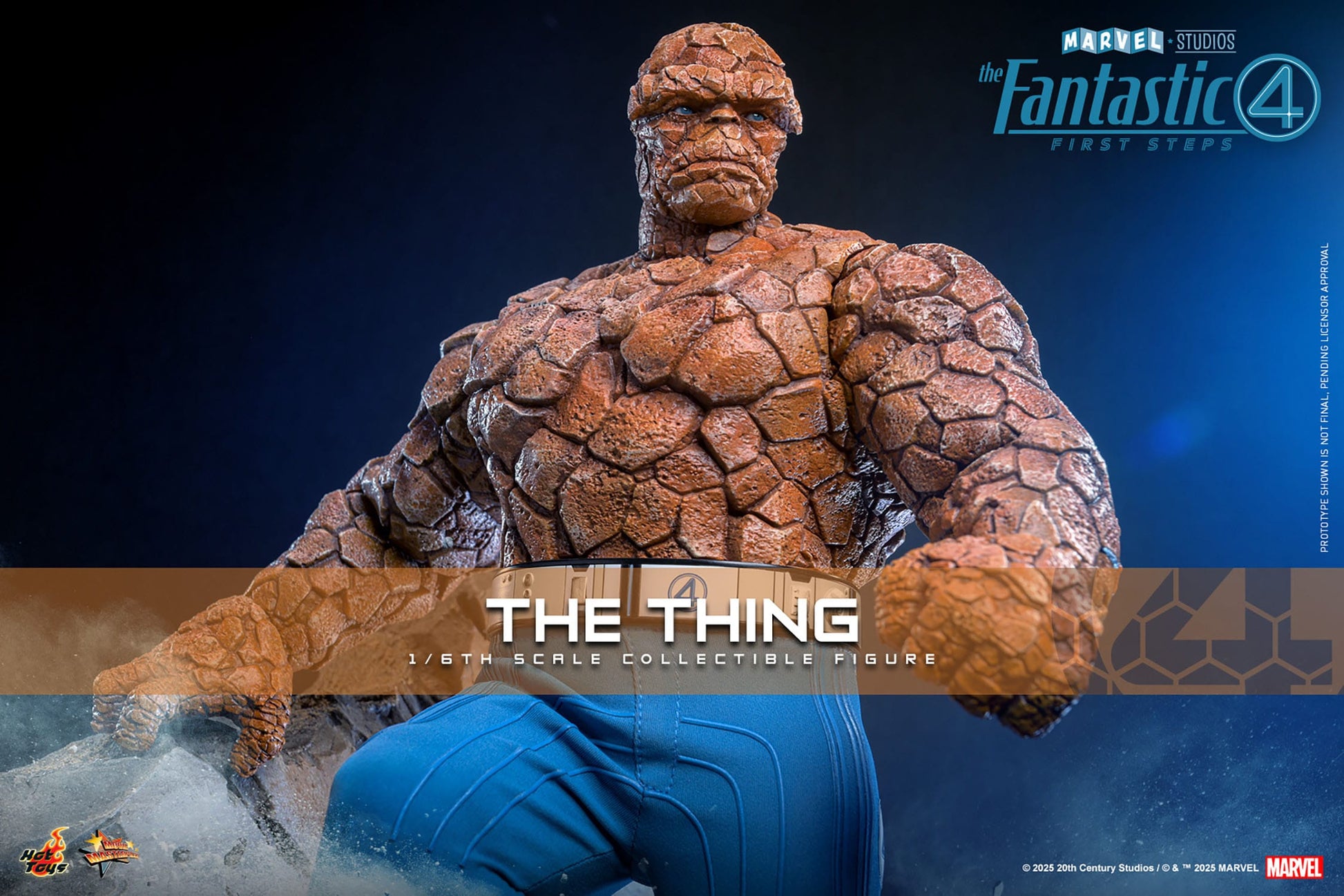 The Fantastic Four: First Steps: The Thing: 1/6th - Hot Toys Action Figures