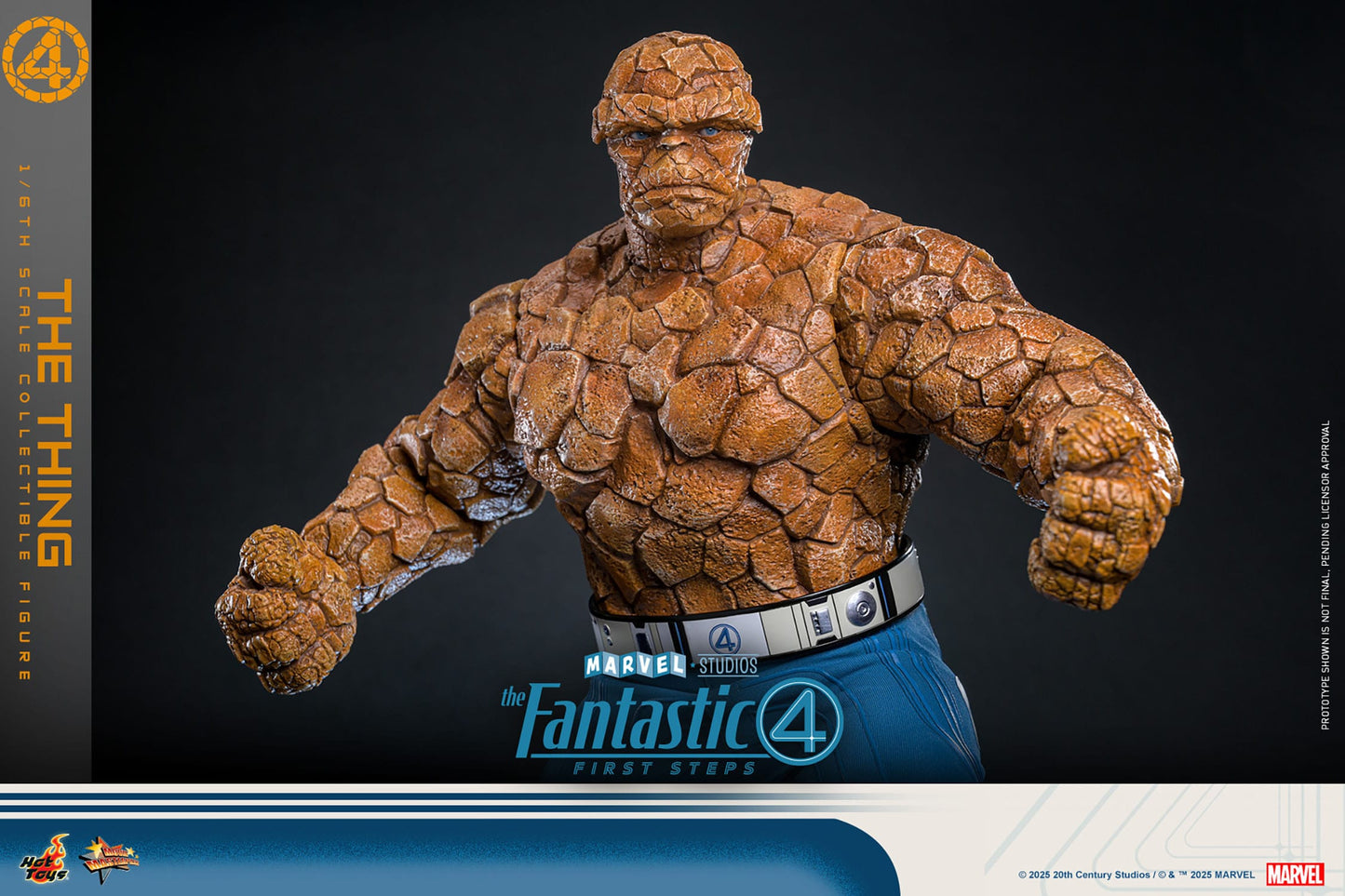 The Fantastic Four: First Steps: The Thing: 1/6th - Hot Toys Action Figures