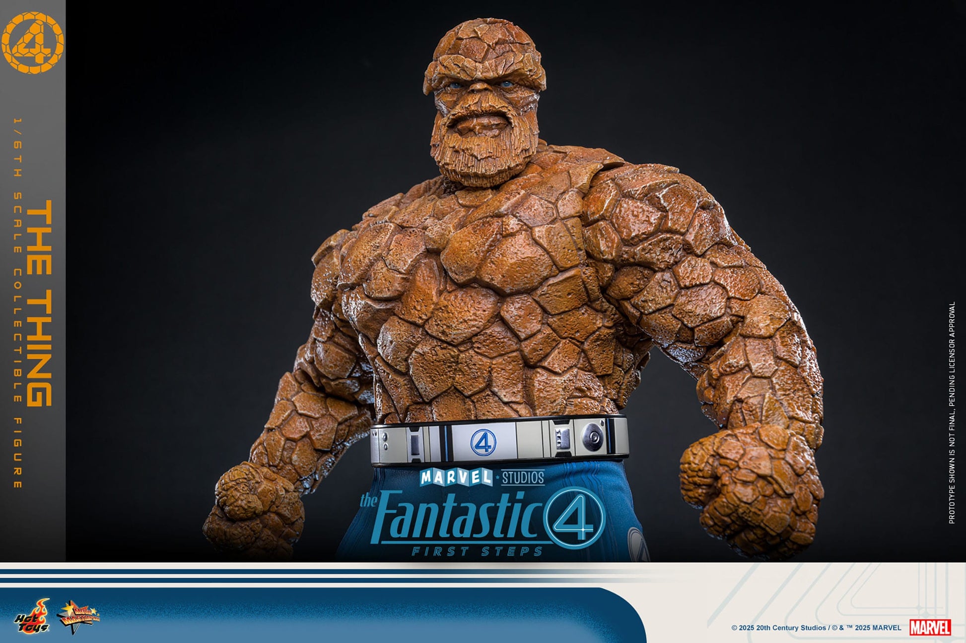 The Fantastic Four: First Steps: The Thing: 1/6th - Hot Toys Action Figures
