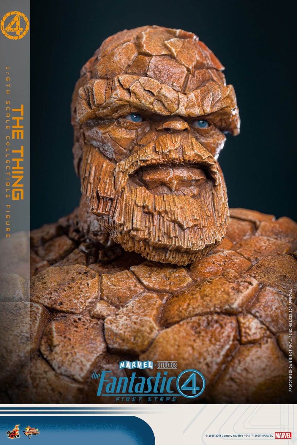 The Fantastic Four: First Steps: The Thing: 1/6th - Hot Toys Action Figures