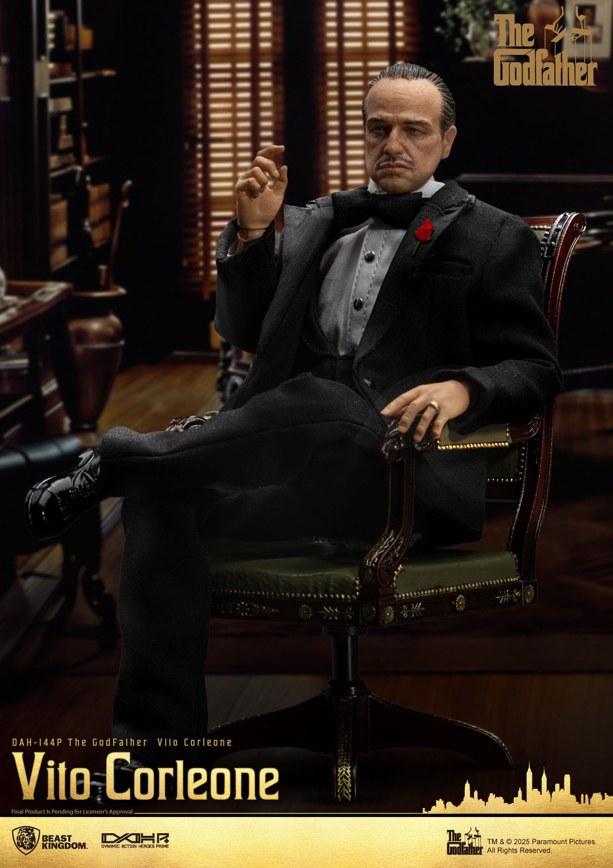 The Godfather: Vito Corleone: Dynamic 8ction Heroes: 20cm Action Figure - Beast Kingdom Action Figure