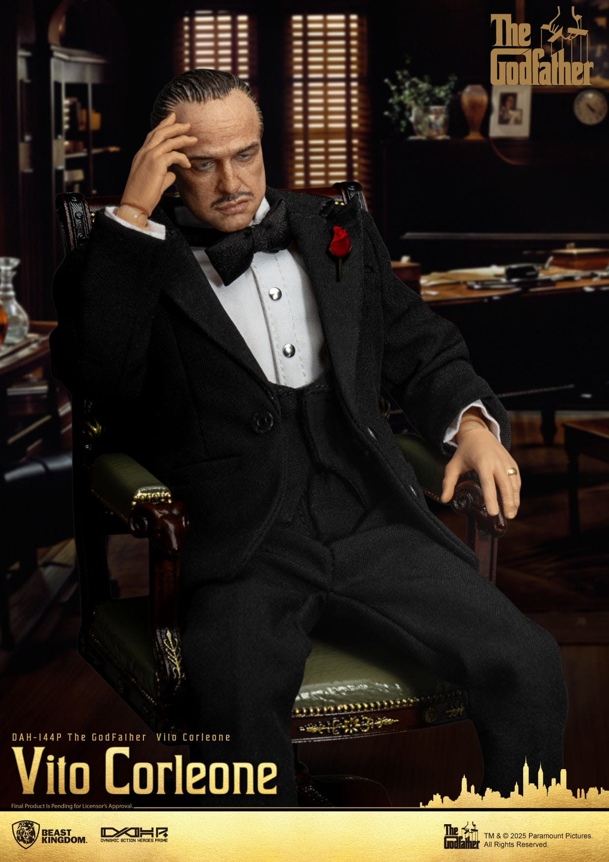 The Godfather: Vito Corleone: Dynamic 8ction Heroes: 20cm Action Figure - Beast Kingdom Action Figure