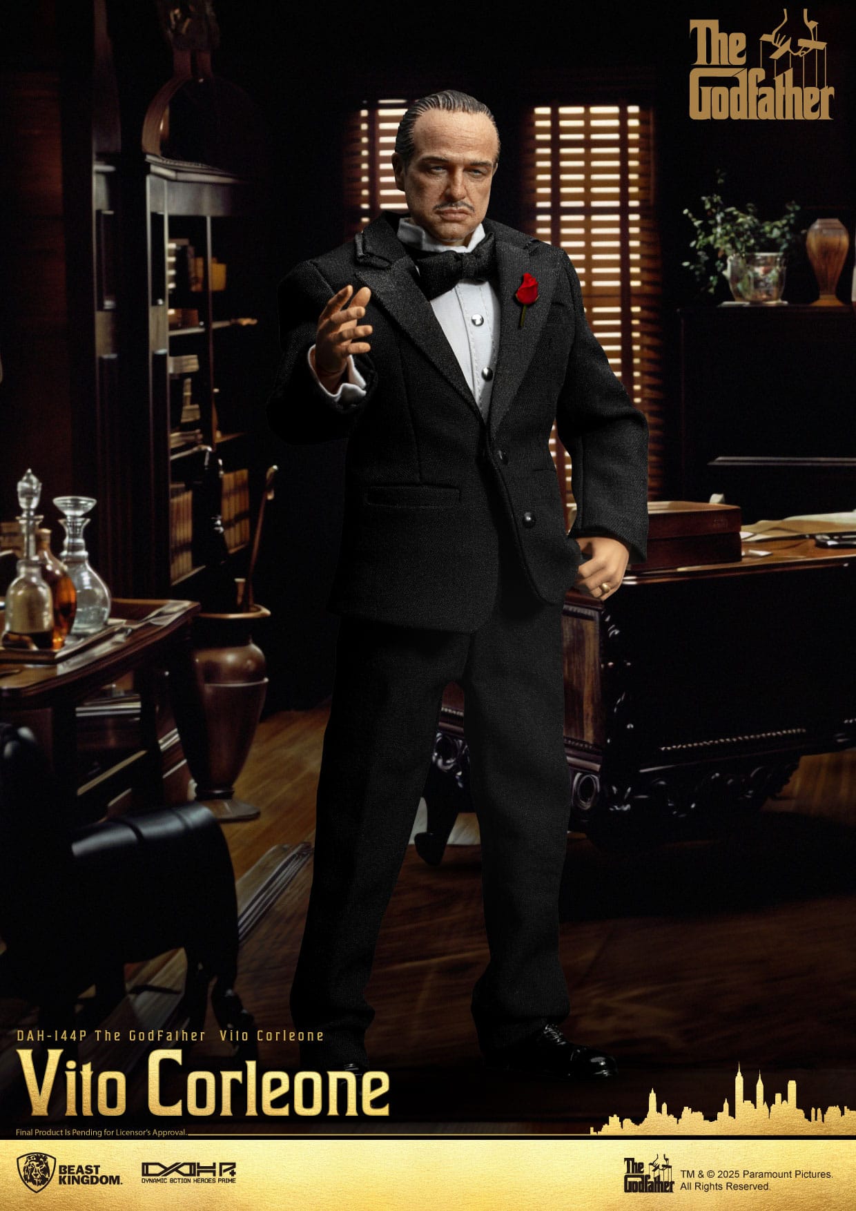 The Godfather: Vito Corleone: Dynamic 8ction Heroes: 20cm Action Figure - Beast Kingdom Action Figure