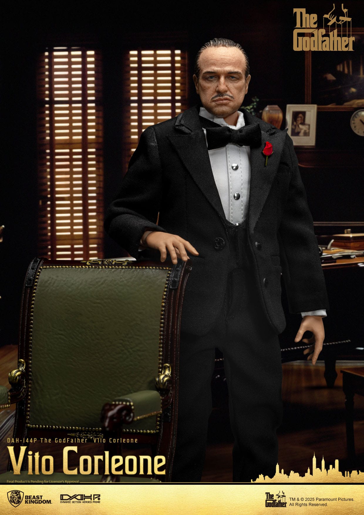 The Godfather: Vito Corleone: Dynamic 8ction Heroes: 20cm Action Figure - Beast Kingdom Action Figure