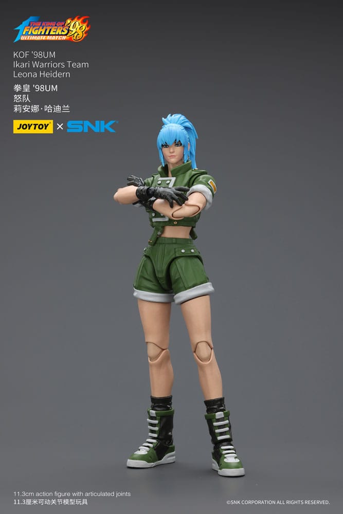 The King Of Fighters '98 Action Figure Hero Team Leona Heidern 11 cm - Joy Toy Action Figure
