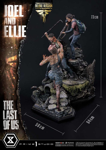 The Last of Us Part I Ultimate Premium Masterline Series Statue Joel & Ellie Deluxe Bonus Version (The Last of Us Part I) 73 cm - Prime 1 Studio Statues