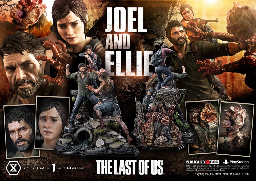 The Last of Us Part I Ultimate Premium Masterline Series Statue Joel & Ellie Deluxe Version (The Last of Us Part I) 73 cm - Prime 1 Studio Statues