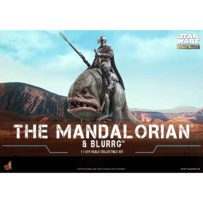 The Mandalorian & Blurrg Set: TMS046: The Mandalorian: Star Wars - Hot Toys Action Figure