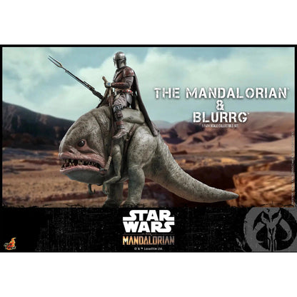 The Mandalorian & Blurrg Set: TMS046: The Mandalorian: Star Wars - Hot Toys Action Figure